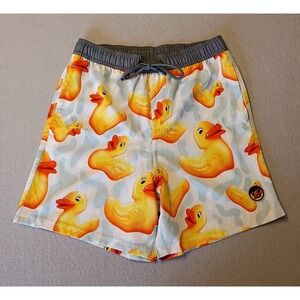 Men's Neff Rubber‎ Duck Drawstring Swim Board Shorts Size Medium